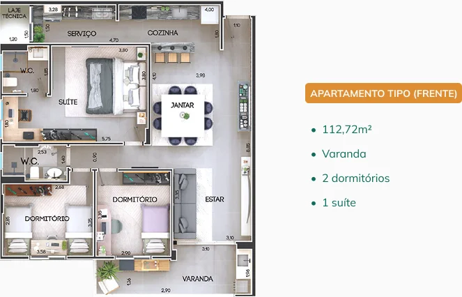 Apartamento em Aracruz | Flor do Guarujá – De Marchi